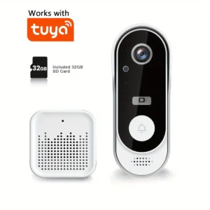 WiFi Video Doorbell - 2-Way Audio, Outdoor 1080P HD