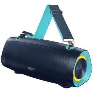 DOSS Portable Bluetooth Speaker 70W Bold Sound Bass 24H Playtime LED Lights Power Bank IPX6 Waterproof Ourdoor Wireless Speakers